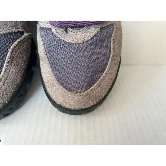 Vintage Nike Air Caldera Hiking Boots Gray Purple Women's 8 - Picture 7 of 9